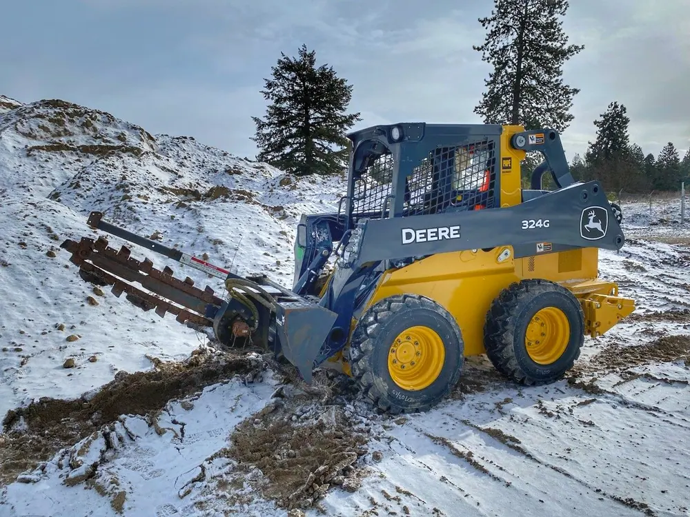 Trencher for rent