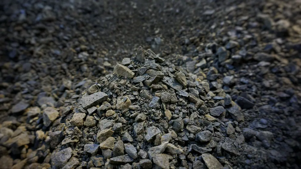5/8" Minus Basalt sample